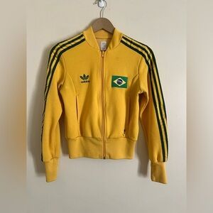 RARE Vintage 2005 Adidas FIFA Brazil Women’s Full Zip Track Jacket S *HAS FLAWS*